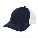 Navy with White Mesh